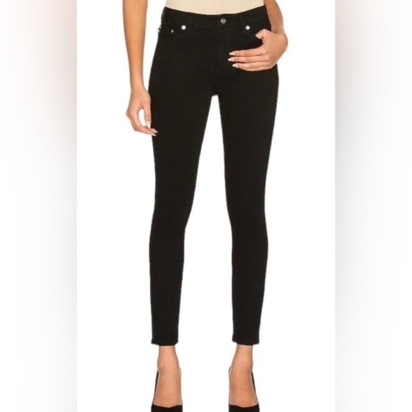 Lovers and Friends Women’s Ricky Low-Rise Stretch Skinny Jeans Black Sz 26 - Picture 1 of 12